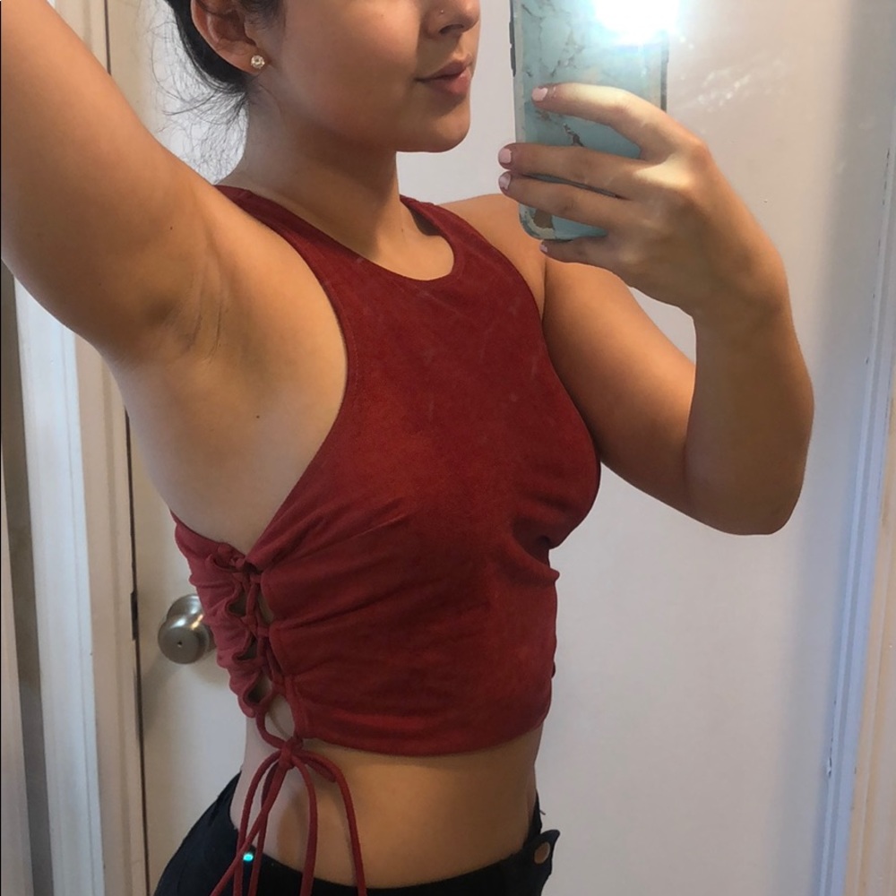 Express Suede Top 📍